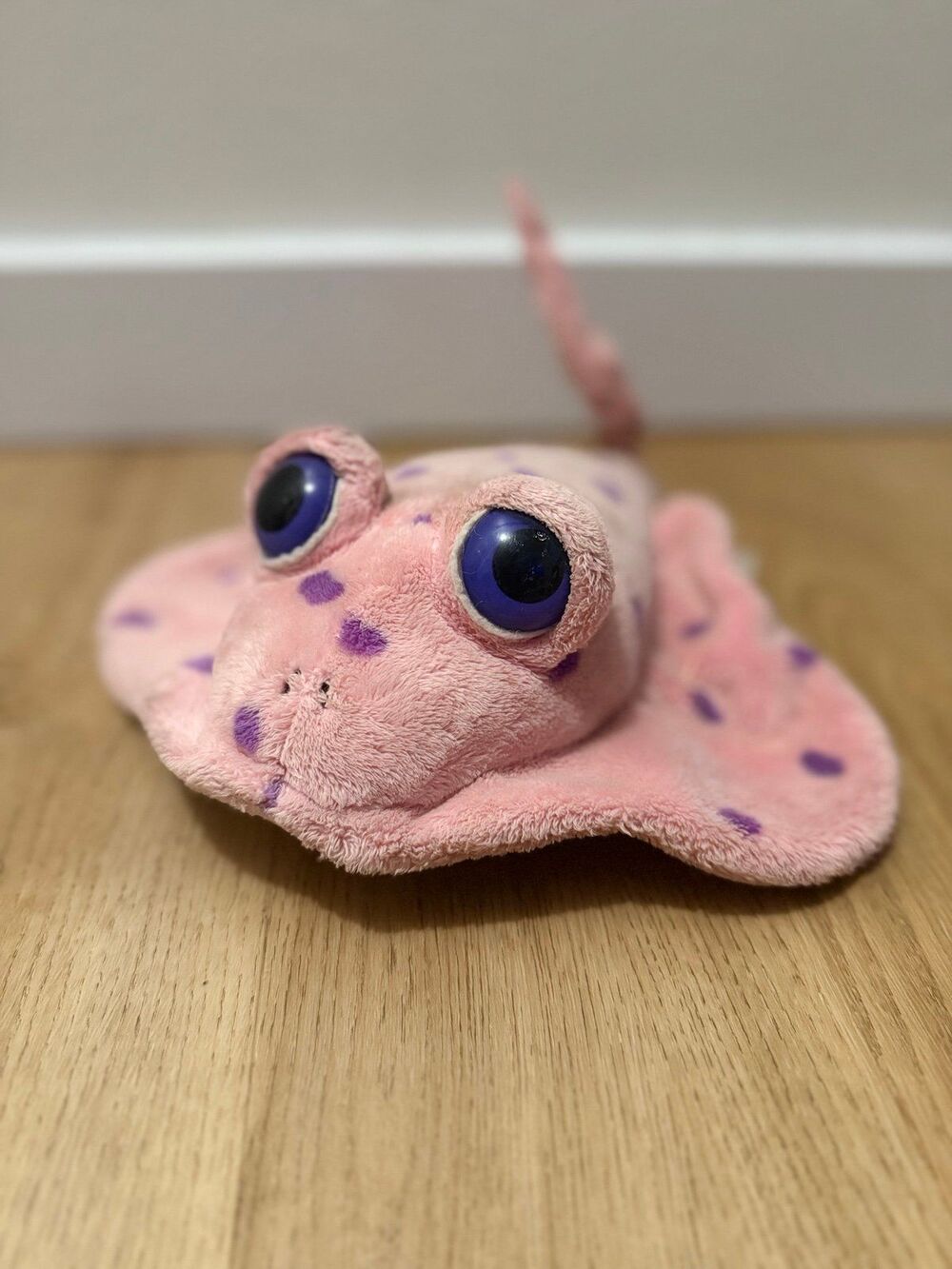 Vintage Russ Pink Spotted Stingray Plush